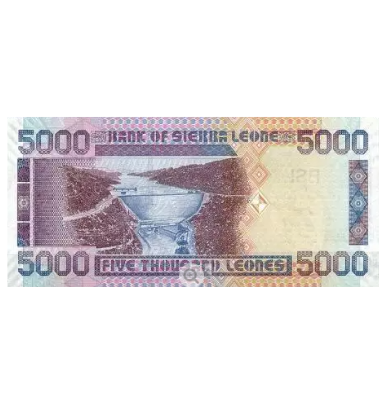 Sierra leona 5.000 Leones 2003 Pick 27b